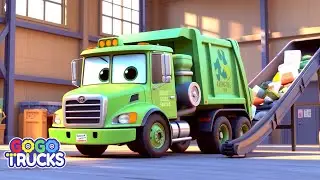 Learn The Vehicle Baa Baa Monster car song  + More Nursery Rhymes & Kids Songs - GoGotrucks