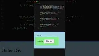 Event Propagation in JavaScript#event #javascript #shorts #trending