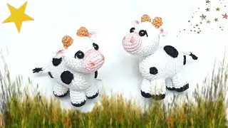 🐄 HERMOSA VAQUITA AMIGURUMI PARA NACIMIENTO / TUTORIAL PASO A PASO  🐄