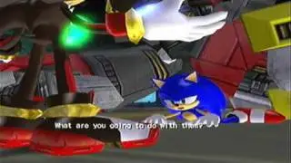 Shadow The Hedgehog (GC): Pure Evil Path 1: Sonic and Diablon, Dark Ending and Credits