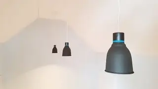 IKEA Hektar Hack - Wall lamp to ceiling lamp