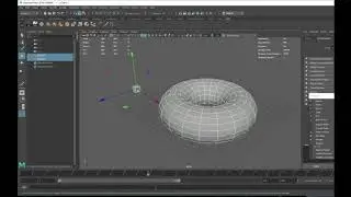 Maya 3d  Приклеить обьект к поверхности с помощью  Geometry