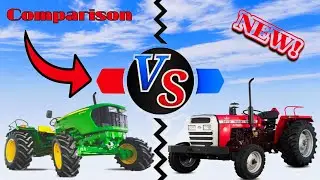 Jhon Deere 5045 D vs Massey Ferguson 241 Di | tractor comparison in hindi | अब होगा सही पेशला! 👆