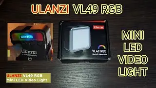 ULANZI VL49 RGB | Mini LED Video Light #ulanzi #led #ulanzivl49