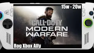 Call of Duty Modern Warfare | Rog Xbox Ally | Performance test | Settings!