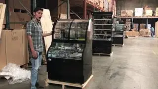 36 ins Starbucks TURBO AIR COMMERCIAL  OPEN AIR DISPLAY CASE REFRIGERATOR COOLER MERCHAINDISER