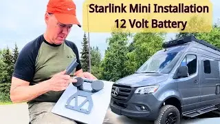 Starlink Mini 12 volt Battery Van Installation 2025 Winnebago Revel Successful