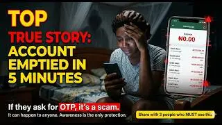 TRUE STORY: Her Bank Account Was Emptied in 5 Minutes 😳 (OTP Scam Explained) #