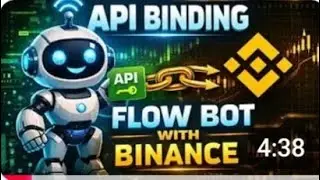 NEW WAY HOW TO BIND CRYPTO FLOW BOT TO BINANCE 