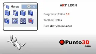 Rhino - Barra de herramientas agujeros - Hole Toolbar