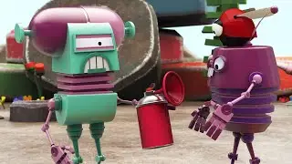 BeetleBot Picnic with Robots | Robotik S1E30 | Robot Cartoons For Children