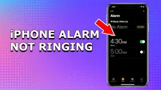 Alarm not working on iPhone. How to FIX the issue
