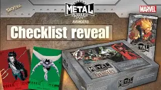 Marvel Metal Universe Avengers Checklist Reveal
