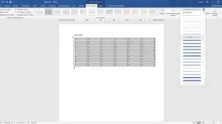 Word табл конструктор