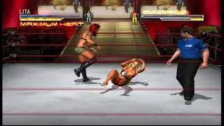 Lita vs Trish Stratus (Bra & Panties) - WWE Wrestlemania 21 (Xbox)