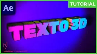 ¡Cómo crear TEXTOS en 3D! [SIN PLUG-IN] || Tutorial - After Effects