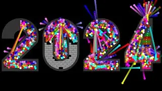 The Fantastic 2024 - 16 Alphabet Eliminations Marble Race ASRM 03 in Algodoo