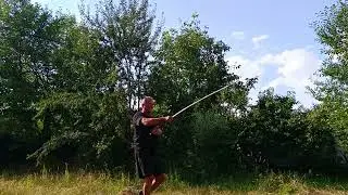 Martial arts of Ukraine. USIMБойові вправи із металевим дворучним мечем.