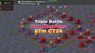 KVK 1096 triple battle CT 24 solo trap lordsmobile indonesian