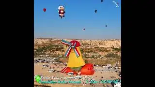 Kültür Yolu Festivalleri - Kapadokya Balon Festivali / 3. gün Drone Çekimi 5 - GÖREME / 10.8.24