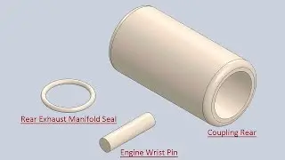 Miscellaneous Components of 'Engine MKII' (SolidWorks)