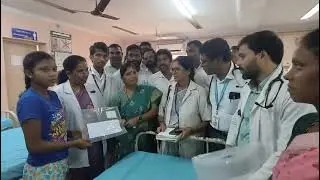 కురుపాం గురుకుల పాఠశాలకు చెందిన విద్యార్థినిలు పచ్చకమార్లు.. News Parvathipuram