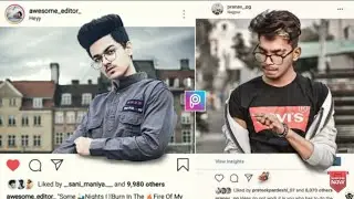 Instagram Viral  Photo editing : Picsart Instagram editing : Mohammad Ashraf