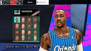 Dwight Howard Face Creation NBA 2K25