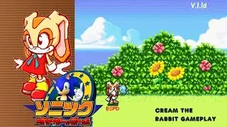 Sonic Gather Battle v1.1d-Cream Gameplay