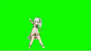 Nahida Dancing Specialist Green Screen