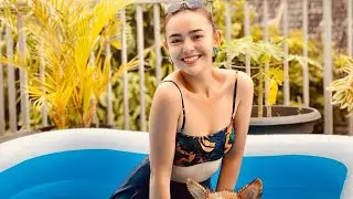 Seksi Pakai Bikini, Amanda Manopo Berjemur Di Rooftop Rumah