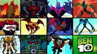 BEN 10 REBOOT KEVIN ALL TRANSFORMATIONS