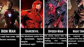 Fun Facts about Super Heros || Marvel & DC & Cartoon || Comparison