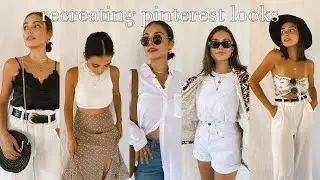 RECREATING TRENDY PINTEREST OUTFITS FROM MY CLOSET