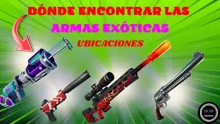 *UBICACIONES* Todas las ARMAS EXOTICAS 📌 FORTNITE TEMPORADA 8 CAPITULO 2