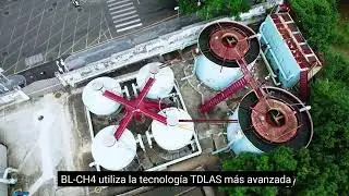 Detector de fugas de metano láser BL-CH4 para Drones