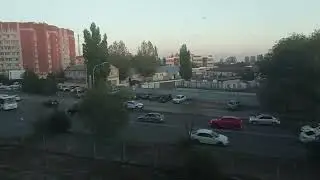 Вид из поезда по дороге с моря домой (Волгоград)