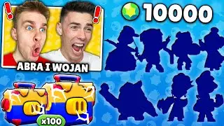 WOJAN UCZY MNIE ⚠️ GRAĆ w BRAWL STARS ⭐️ i KUPILIŚMY *NOWE* BRAWLERY 🤑 z UPDATE za PIENIĄDZE! 💰