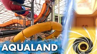All Water Slides at Aqualand Köln | 4K Onride POV