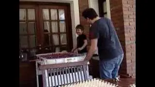 Familia Suren metegol en pilar