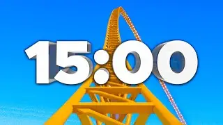 15 Min Countdown Timer (Roller Coaster) 🎢