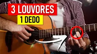 APRENDA 3 LOUVORES / 2 ACORDES SIMPLES 😱 Violão Fácil