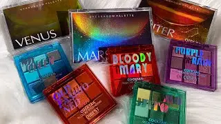 Qibest Eyeshadows | PR Unboxing + Swatches 🤍 𝒜𝑒𝓈𝓉𝒽𝑒𝓉𝒾𝒸 🤍