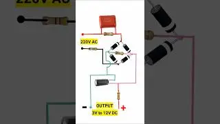 Voltage Converter//AC to DC Converter#shorts #youtubeshorts#converter#gktechnical#viral#trending