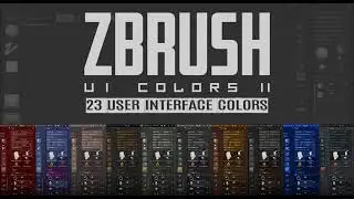 ZBrush UI Colors II: User Interface Colors
