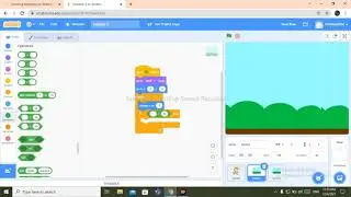 How to make a Scrolling Background in Scratch