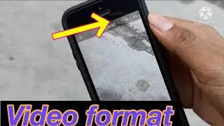 VIDEO FORMAT CONTROL in camera app | iHARI |