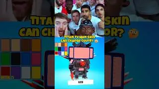 TITAN TV MAN SKIN CAN CHANGE COLOR❓ Stumble Guys X Skibidi Toilet 🚽