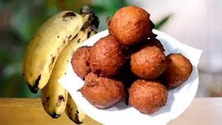 BANANA BALLS FRITTERS | How To Make Banana Fritters