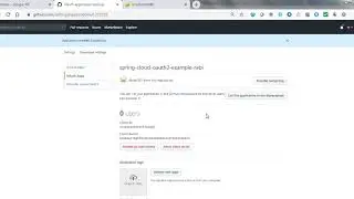 SpringBoot with Github  using Oauth2